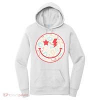 Happy Face Floral Preppy Aesthetic Smiling Face Women's Hoodie thumb 0