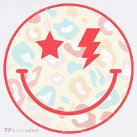 Happy Face Floral Preppy Aesthetic Smiling Face Women's Hoodie thumb 2
