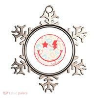 Happy Face Floral Preppy Aesthetic Smiling Face Ornament thumb 0