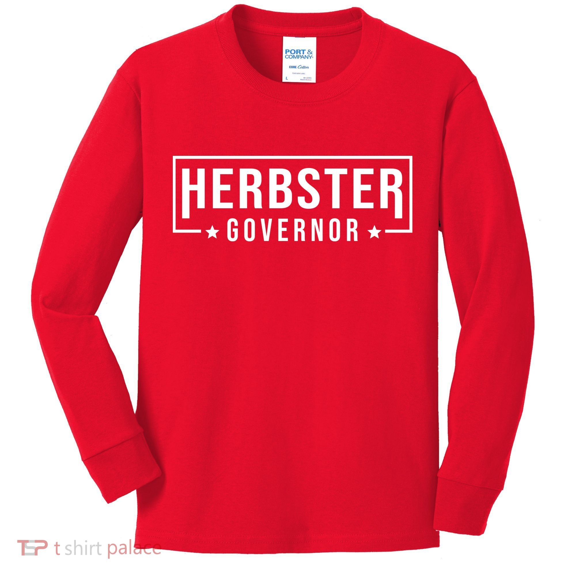 Herbster For Governor Kids Long Sleeve Shirt