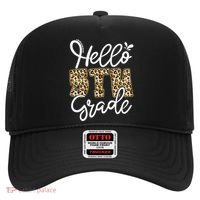 Hello Fifth Grade Happy First Day Of School Leopard Cool Gift Hat thumb 0