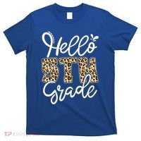 Hello Fifth Grade Happy First Day Of School Leopard Cool Gift T-Shirt thumb 0