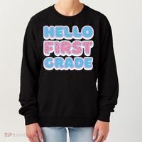 Hello First Grade Back To School Women's Sweatshirt thumb 0