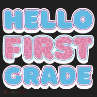 Hello First Grade Back To School Women's Sweatshirt thumb 2