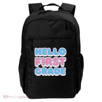 Hello First Grade Back To School Backpack