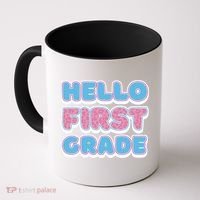 Hello First Grade Back To School Coffee Mug thumb 0