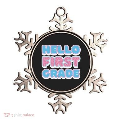 Hello First Grade Back To School Ornament
