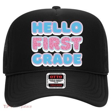 Hello First Grade Back To School Hat