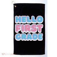 Hello First Grade Back To School Golf Towel thumb 0