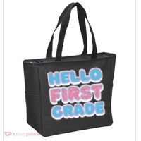 Hello First Grade Back To School Tote Bag thumb 2