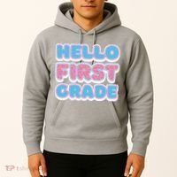 Hello First Grade Back To School Hoodie thumb 2