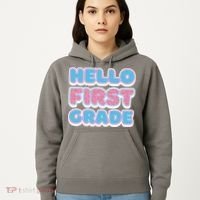 Hello First Grade Back To School Hoodie thumb 5