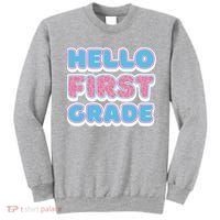 Hello First Grade Back To School Sweatshirt thumb 0
