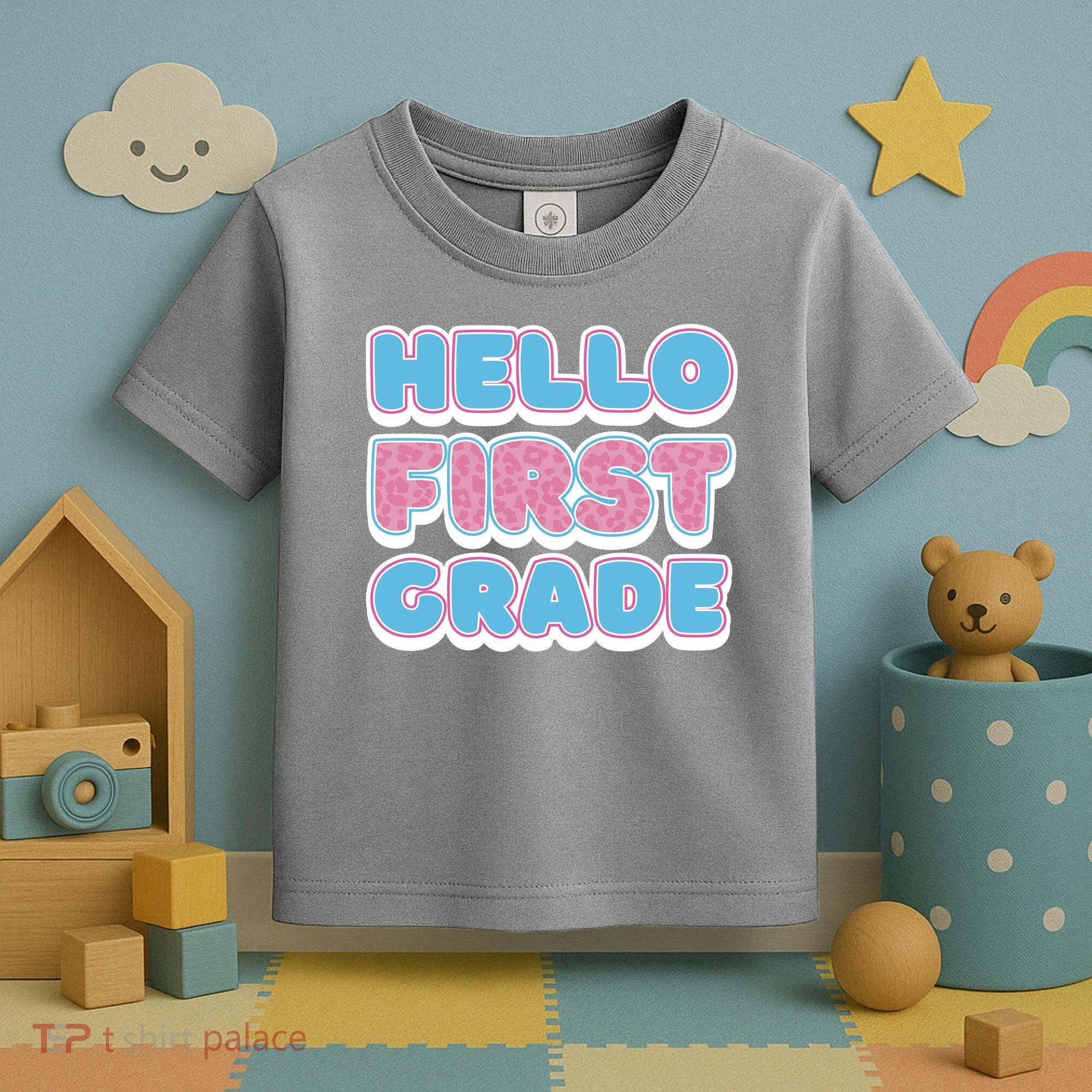 Hello First Grade Back To School Toddler T-Shirt