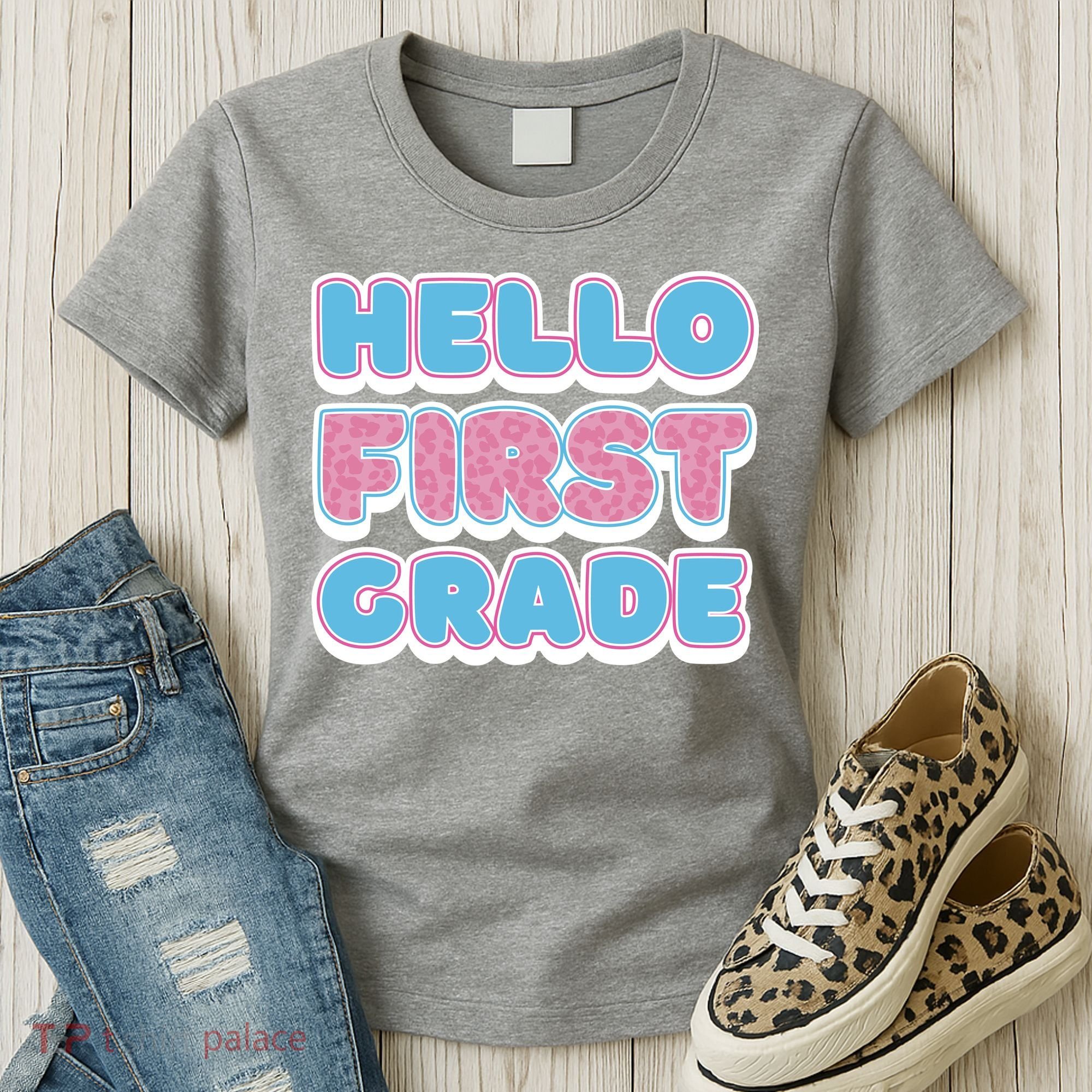 Hello First Grade Back To School Women's T-Shirt