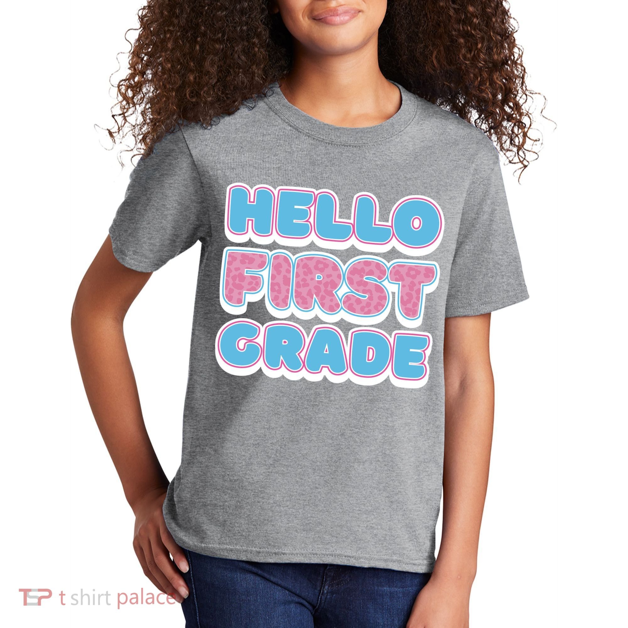 Hello First Grade Back To School Kids T-Shirt