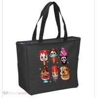 Horror Fan Gift Horror Ice Cream Dripping Ice Cream Tote Bag thumb 2