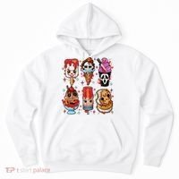 Horror Fan Gift Horror Ice Cream Dripping Ice Cream Hoodie thumb 0