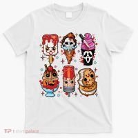 Horror Fan Gift Horror Ice Cream Dripping Ice Cream T-Shirt thumb 0