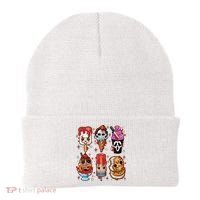 Horror Fan Gift Horror Ice Cream Dripping Ice Cream Beanie thumb 0