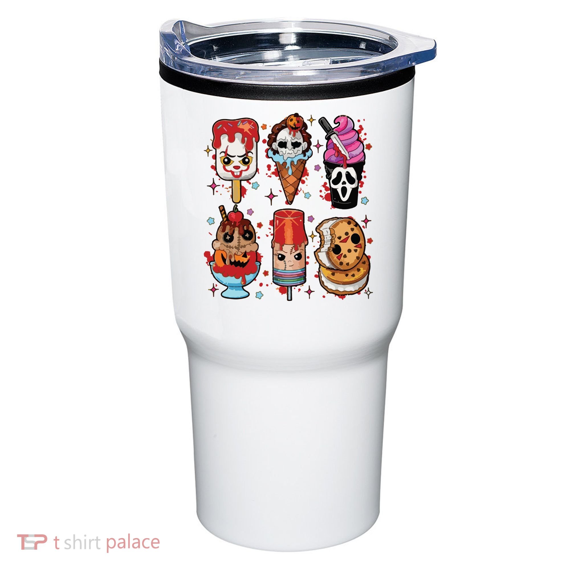 Horror Fan Gift Horror Ice Cream Dripping Ice Cream Tumbler