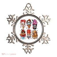 Horror Fan Gift Horror Ice Cream Dripping Ice Cream Ornament thumb 0