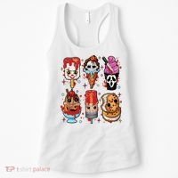Horror Fan Gift Horror Ice Cream Dripping Ice Cream Women's Tank Top thumb 0