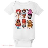 Horror Fan Gift Horror Ice Cream Dripping Ice Cream Baby Bodysuit thumb 0