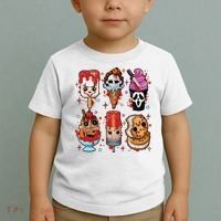 Horror Fan Gift Horror Ice Cream Dripping Ice Cream Toddler T-Shirt thumb 2