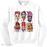Horror Fan Gift Horror Ice Cream Dripping Ice Cream Kids Sweatshirt thumb 0