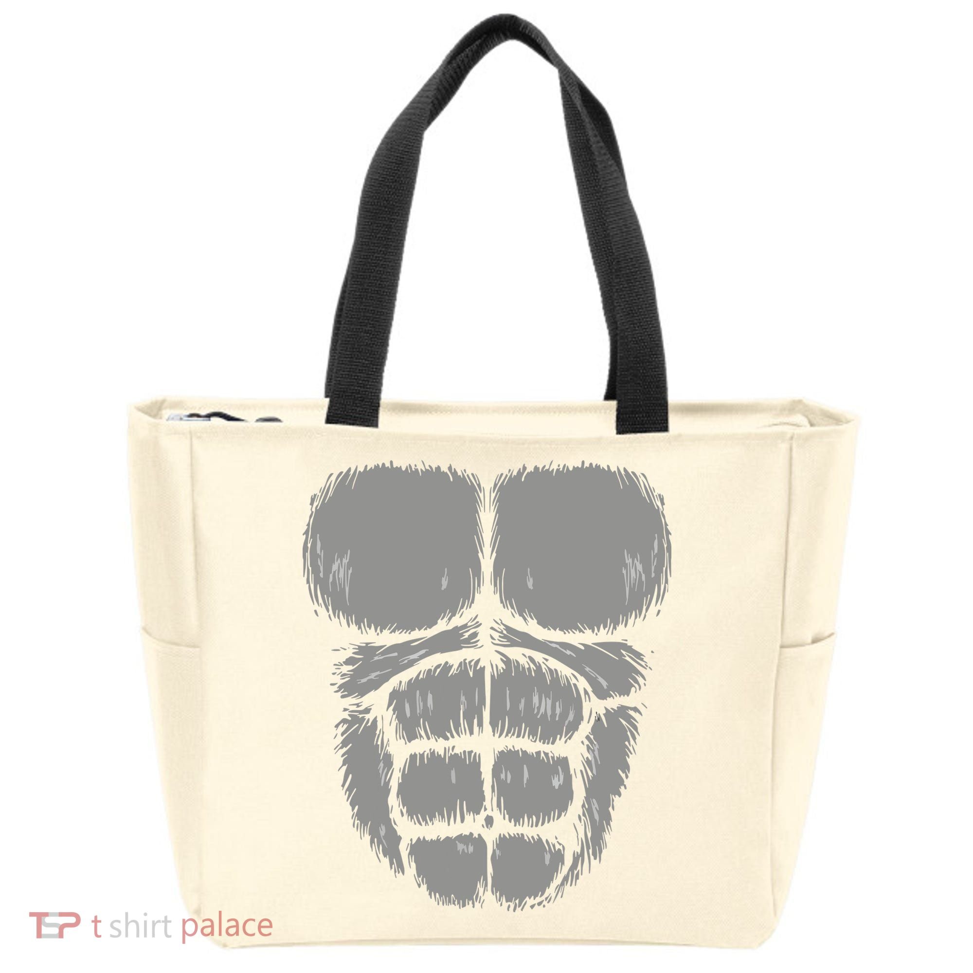 Halloween Funny Gorilla Monkey Belly Chest Costume Tote Bag