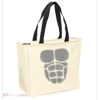 Halloween Funny Gorilla Monkey Belly Chest Costume Tote Bag thumb 2