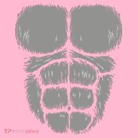 Halloween Funny Gorilla Monkey Belly Chest Costume Coaster thumb 2