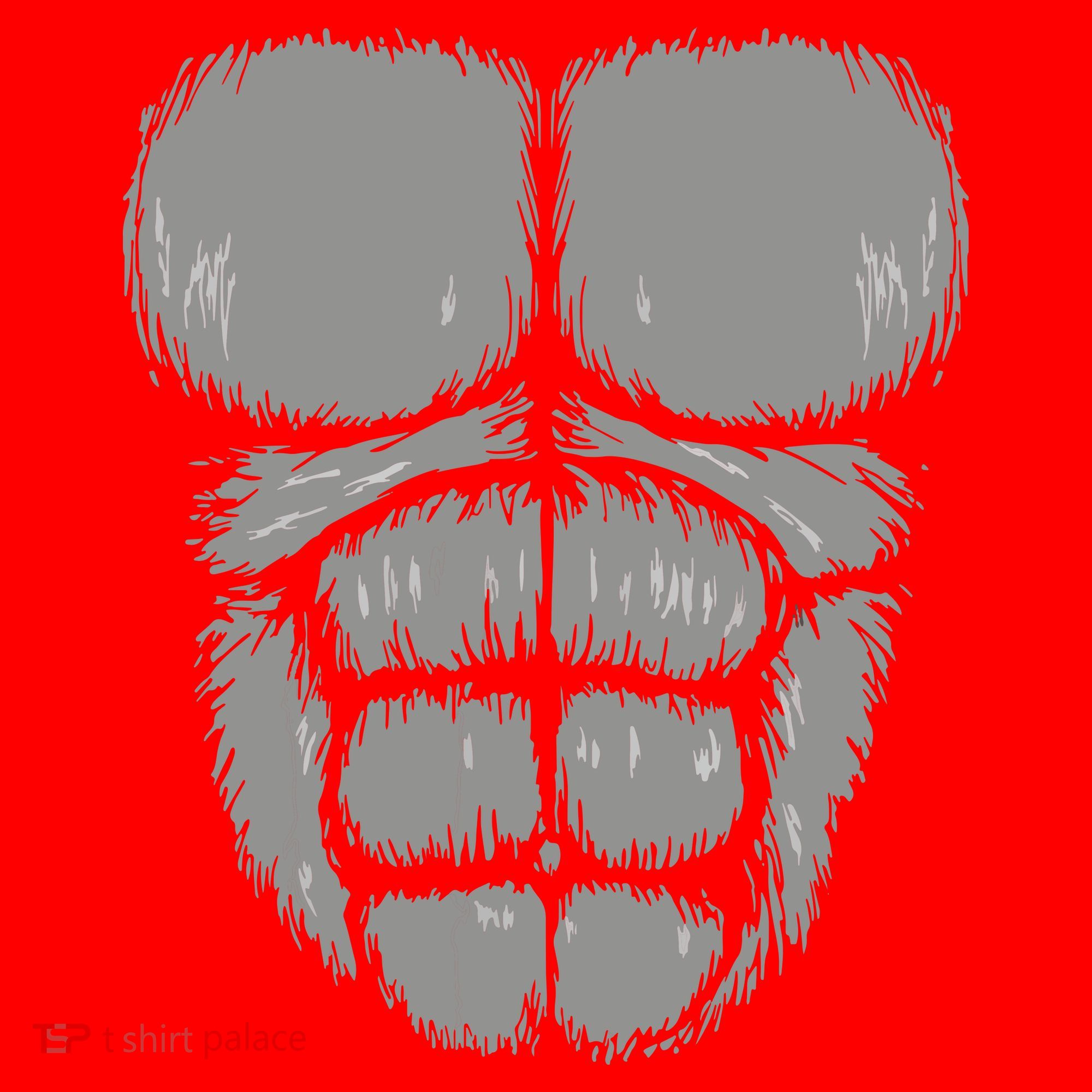 Halloween Funny Gorilla Monkey Belly Chest Costume Santa Hat