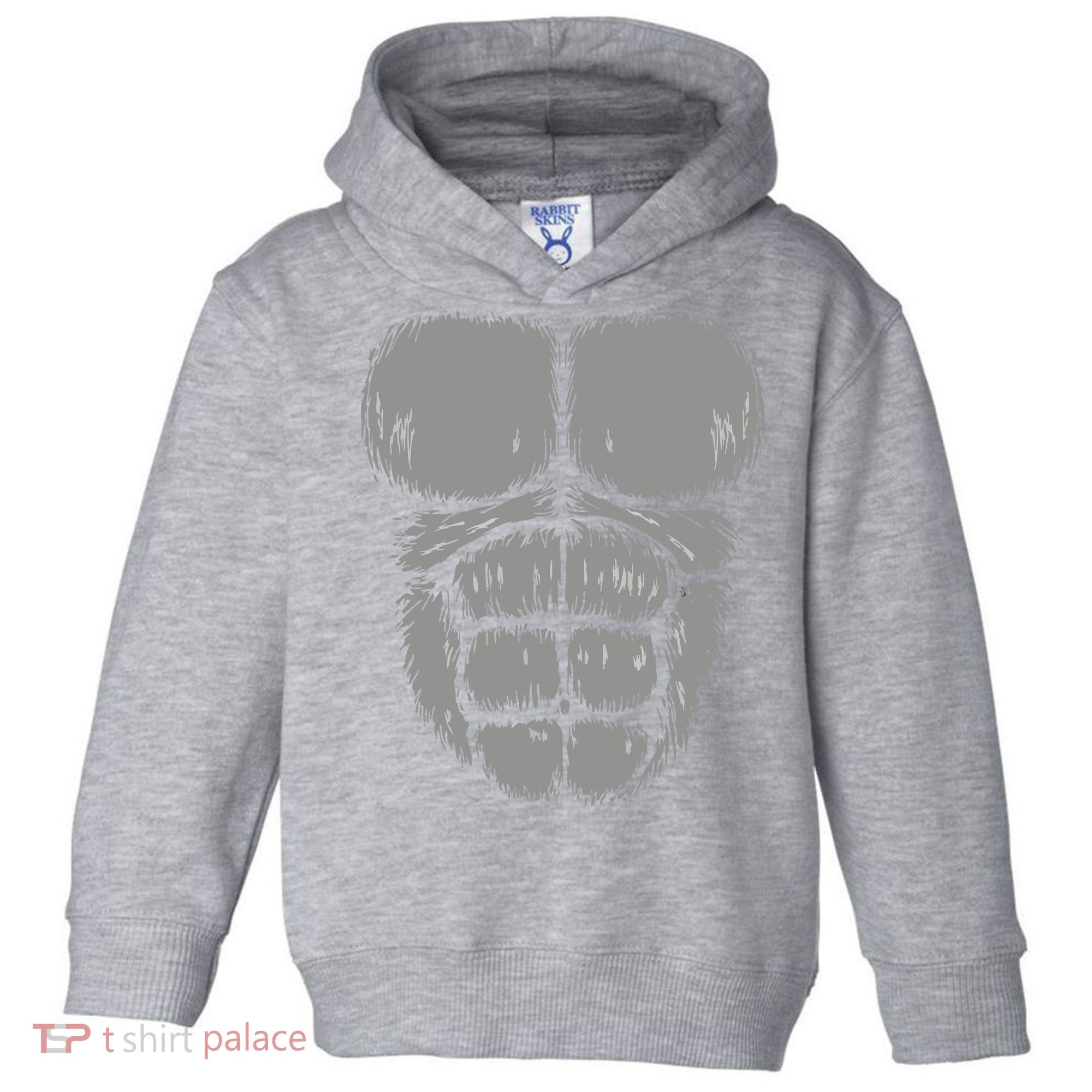 Halloween Funny Gorilla Monkey Belly Chest Costume Toddler Hoodie