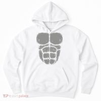 Halloween Funny Gorilla Monkey Belly Chest Costume Hoodie thumb 0
