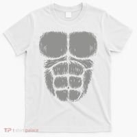 Halloween Funny Gorilla Monkey Belly Chest Costume T-Shirt thumb 0