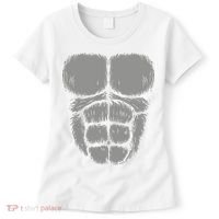 Halloween Funny Gorilla Monkey Belly Chest Costume Women's T-Shirt thumb 0
