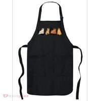 Halloween Funny Ghost Cat Lover Scary Spooky Apron thumb 0