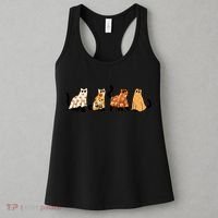 Halloween Funny Ghost Cat Lover Scary Spooky Women's Tank Top thumb 3