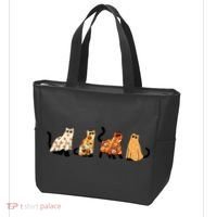 Halloween Funny Ghost Cat Lover Scary Spooky Tote Bag thumb 3