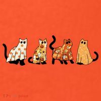 Halloween Funny Ghost Cat Lover Scary Spooky Baby Bodysuit thumb 2