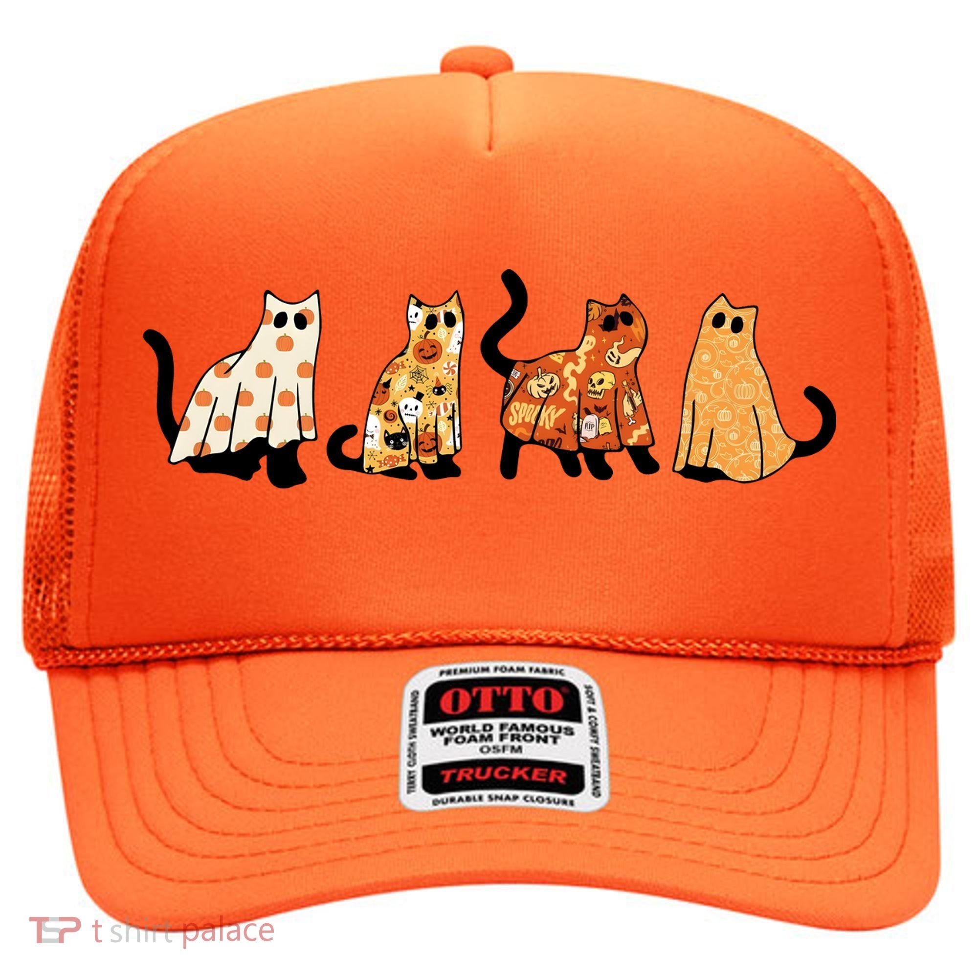 Halloween Funny Ghost Cat Lover Scary Spooky Hat