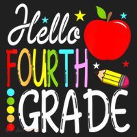 Hello Fourth Grade Team 4th Grade Back To School Teacher Beanie thumb 2