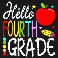 Hello Fourth Grade Team 4th Grade Back To School Teacher Ornament thumb 1