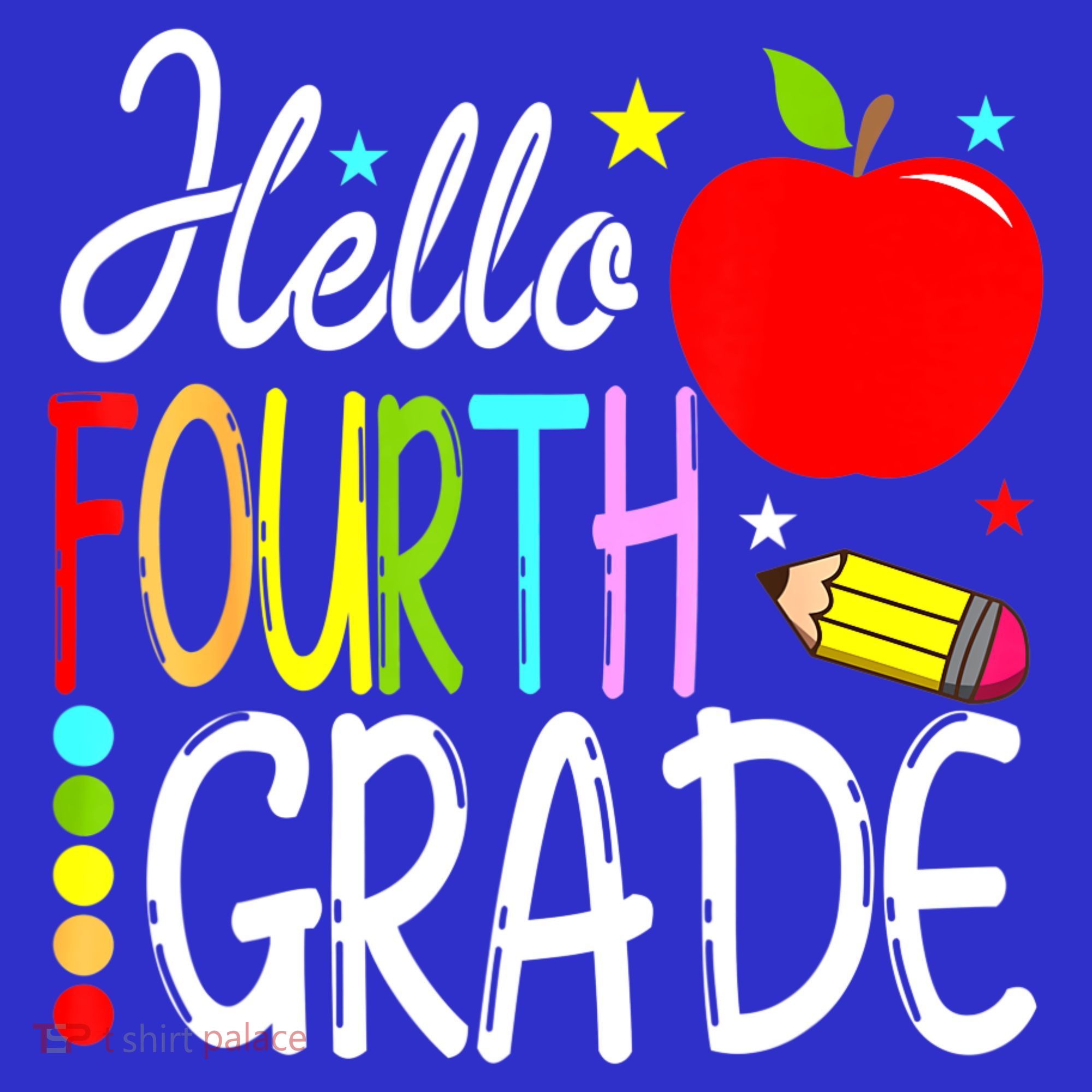 Hello Fourth Grade Team 4th Grade Back To School Teacher Sweatshirt