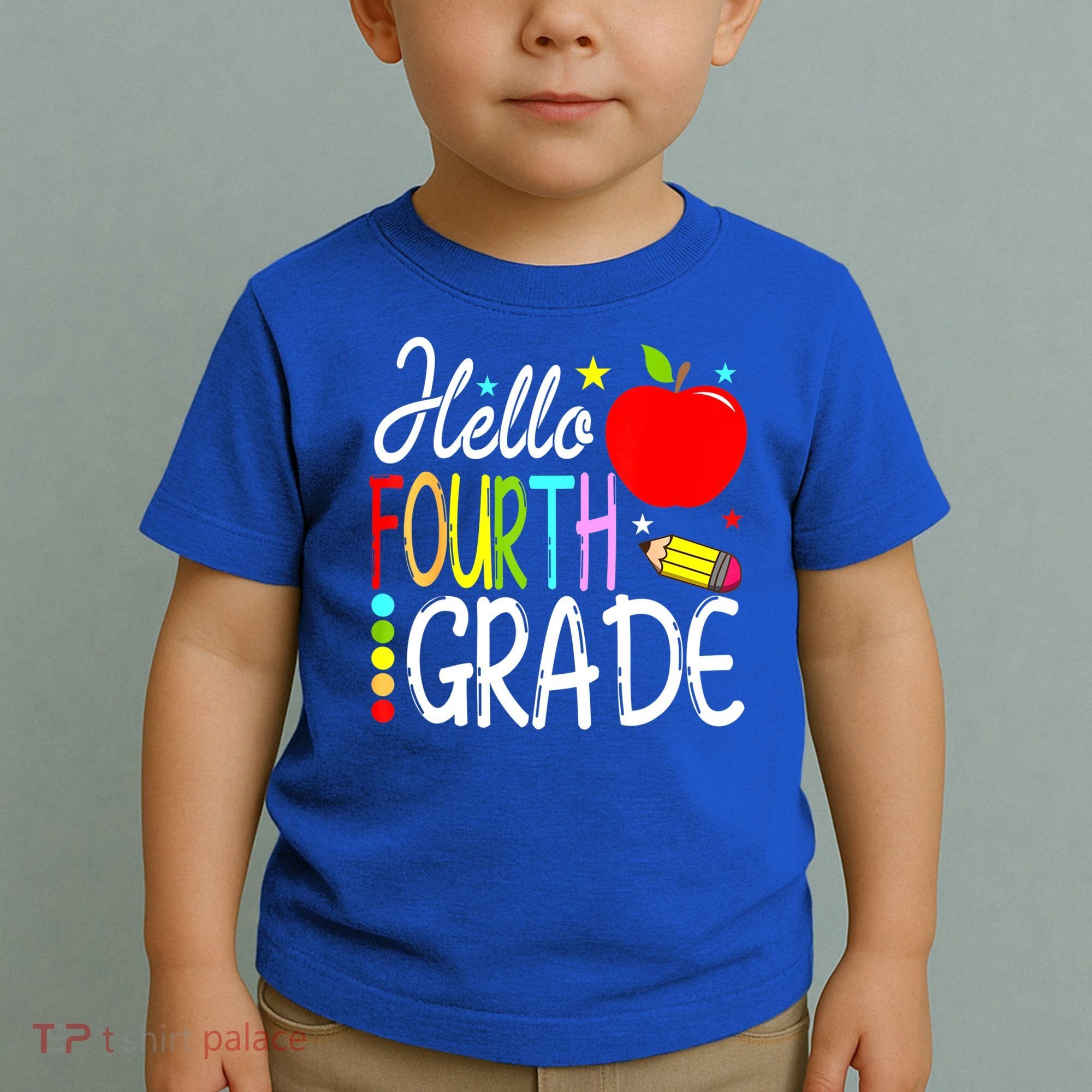 Hello Fourth Grade Team 4th Grade Back To School Teacher Toddler T-Shirt