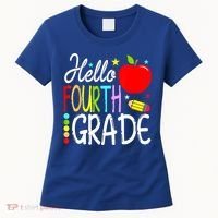 Hello Fourth Grade Team 4th Grade Back To School Teacher Women's T-Shirt thumb 0