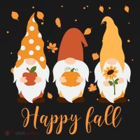 Happy Fall Gnome Festive Cute Backpack thumb 2
