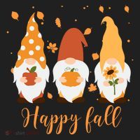 Happy Fall Gnome Festive Cute Sport-Tek Posi-UV Pro Polo thumb 2